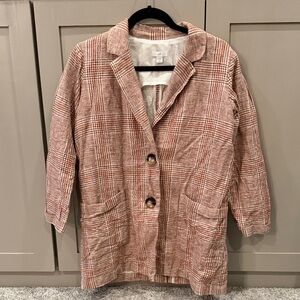 J Jill Linen Blend Blazer